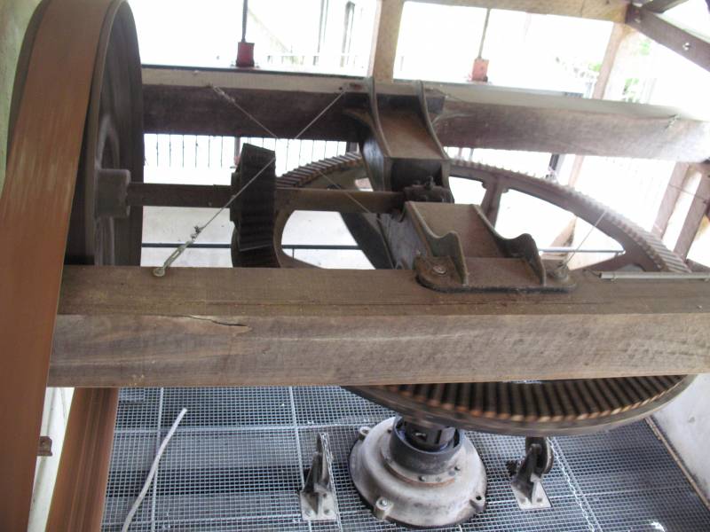 Axe de la turbine du Moulin de Montagrier